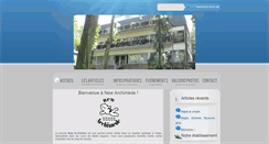 Desktop Screenshot of newarchimede.be